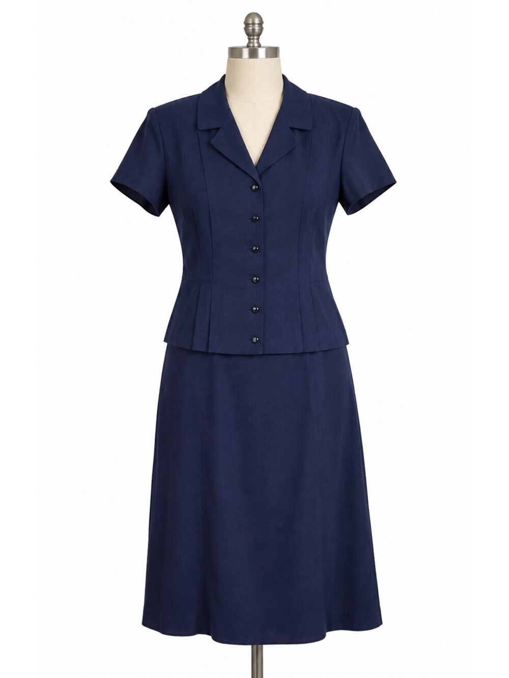 J. Taylor Women's Navy Blue 2-Piece Dress Set Size 12